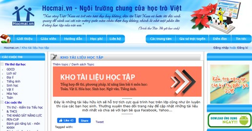 Kho tài liệu học tập